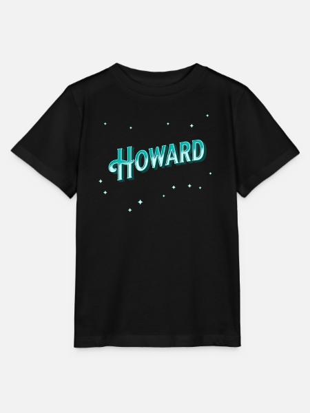 Howard Namen personalisiert - Stanley/Stella Kinder T-Shirt MINI CREATOR - Schwarz