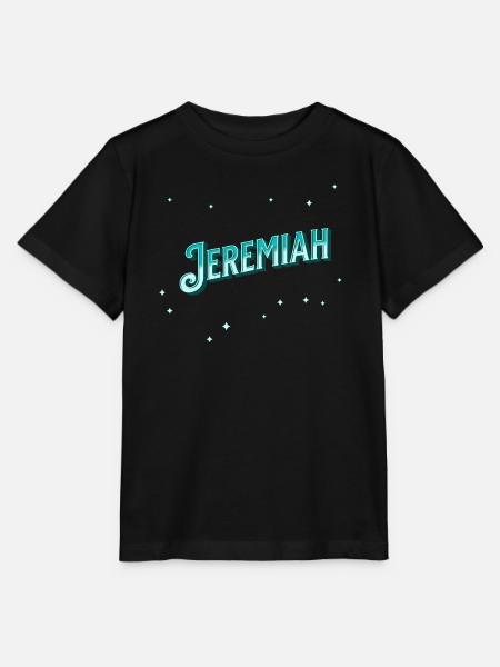 Jeremiah Namen personalisiert - Stanley/Stella Kinder T-Shirt MINI CREATOR - Schwarz