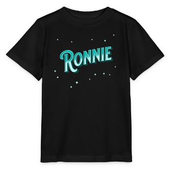 Ronnie name personalized - Stanley/Stella MINI CREATOR Kids’ T-Shirt - black - Front - Mikhail (115cm)