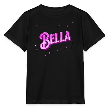 Bella name personalized - Stanley/Stella MINI CREATOR Kids’ T-Shirt - black - Front - Mikhail (115cm)