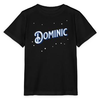 Dominic's name personalized - Stanley/Stella MINI CREATOR Kids’ T-Shirt - black - Front - Mikhail (115cm)