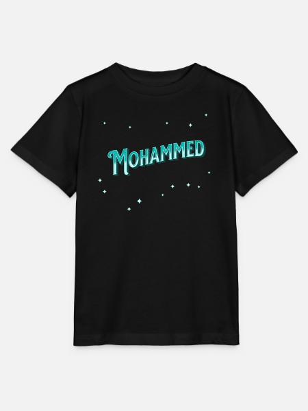 Mohammed Namen personalisiert - Stanley/Stella Kinder T-Shirt MINI CREATOR - Schwarz