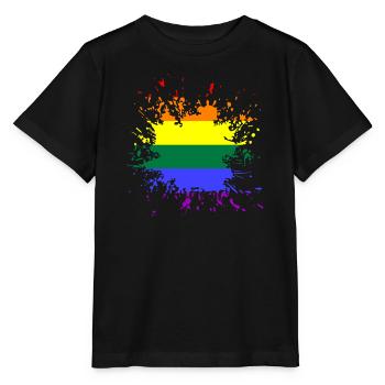 LGBTQ Pride Month - Stanley/Stella Kinder T-Shirt MINI CREATOR  - Schwarz - Vorne - Mikhail (115cm)