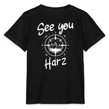 Harz Skiing Ore Mountains Snowboarding - Stanley/Stella MINI CREATOR Kids’ T-Shirt - black - Front - Mikhail (115cm)