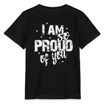 Je suis si fière de toi Dire la reconnaissance - T-shirt bio MINI CREATOR Stanley/Stella Enfant - noir - Devant - Mikhail (115cm)