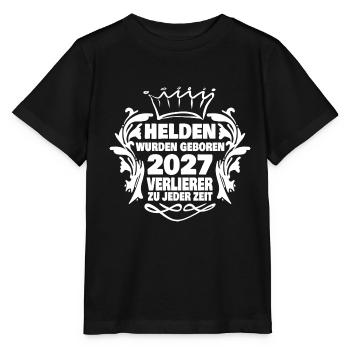 wurden 2027 - Stanley/Stella Kinder T-Shirt MINI CREATOR  - Schwarz - Vorne - Mikhail (115cm)