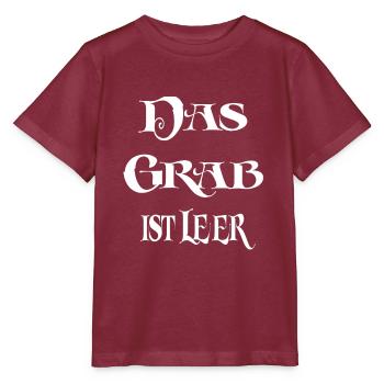 Das Grab ist leer - Stanley/Stella Kinder T-Shirt MINI CREATOR  - Burgunderrot - Vorne - Kain (125cm)