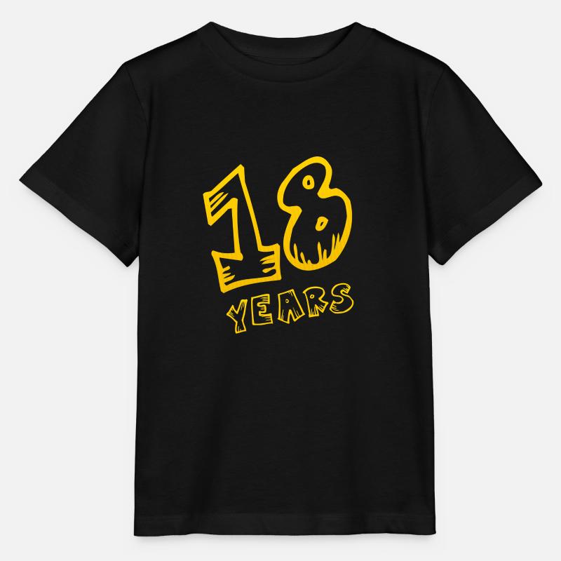 18 Years - Stanley/Stella Kinder T-Shirt MINI CREATOR  - Schwarz