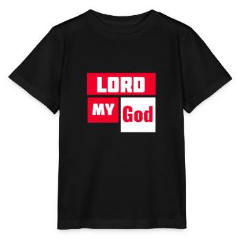 Seigneur mon Dieu Seigneur mon Dieu - T-shirt bio MINI CREATOR Stanley/Stella Enfant - noir - Devant - Mikhail (115cm)