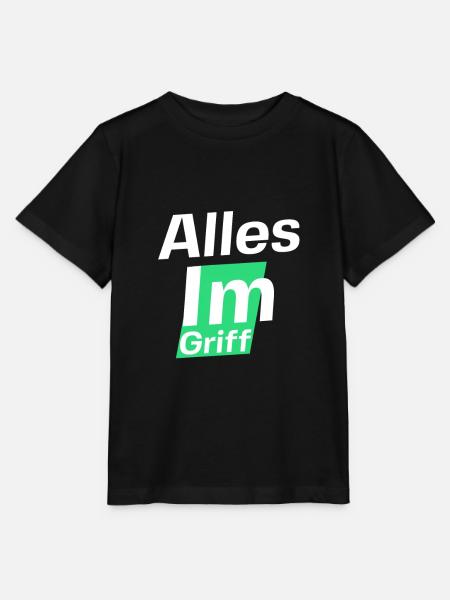 Alles im Griff mit Gott - Stanley/Stella Kinder T-Shirt MINI CREATOR - Schwarz