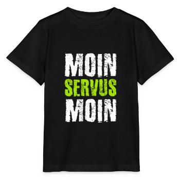 Moin Servus Moin - T-shirt bio MINI CREATOR Stanley/Stella Enfant - noir - Devant - Mikhail (115cm)
