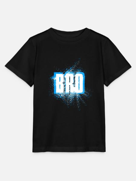 Bro - Stanley/Stella Kinder T-Shirt MINI CREATOR - Schwarz