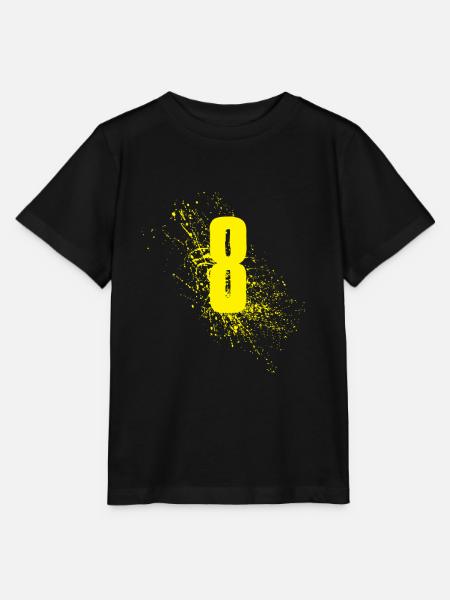 8 Geburtstag - Stanley/Stella Kinder T-Shirt MINI CREATOR  - Schwarz