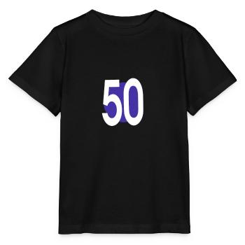 50 Geburtstag - Stanley/Stella Kinder T-Shirt MINI CREATOR  - Schwarz - Vorne - Mikhail (115cm)