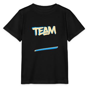 Équipe mariée sport mariage couple couple marié - T-shirt bio MINI CREATOR Stanley/Stella Enfant - noir - Devant - Mikhail (115cm)