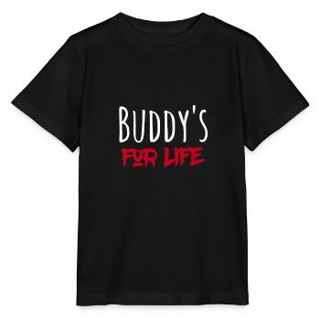 Buddy´s for Life - Stanley/Stella MINI CREATOR Kids’ T-Shirt - black - Front - Mikhail (115cm)