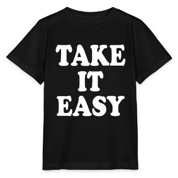 Take it easy - Stanley/Stella MINI CREATOR Kids’ T-Shirt - black - Front - Mikhail (115cm)