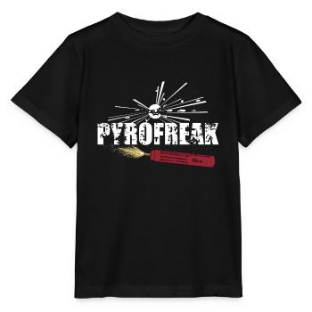 Pyro Freak - Stanley/Stella Kinder T-Shirt MINI CREATOR  - Schwarz - Vorne - Mikhail (115cm)