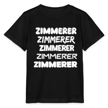 Job Zimmerer - Stanley/Stella Kinder T-Shirt MINI CREATOR  - Schwarz - Vorne - Mikhail (115cm)