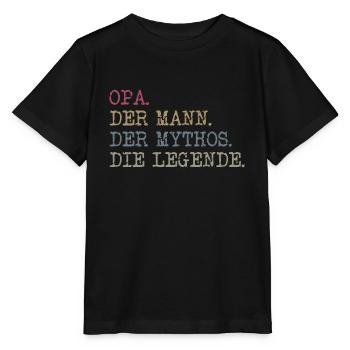OPA - Stanley/Stella Kinder T-Shirt MINI CREATOR  - Schwarz - Vorne - Mikhail (115cm)
