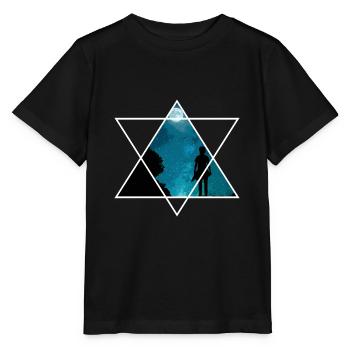 Rêver la nuit - T-shirt bio MINI CREATOR Stanley/Stella Enfant - noir - Devant - Mikhail (115cm)