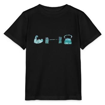 Gym - T-shirt bio MINI CREATOR Stanley/Stella Enfant - noir - Devant - Mikhail (115cm)