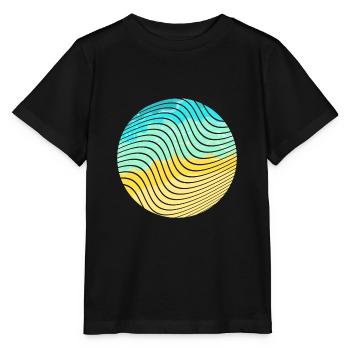 Beach wave - Stanley/Stella MINI CREATOR Kids’ T-Shirt - black - Front - Mikhail (115cm)