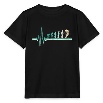 Nageurs nageurs Evolution - T-shirt bio MINI CREATOR Stanley/Stella Enfant - noir - Devant - Mikhail (115cm)