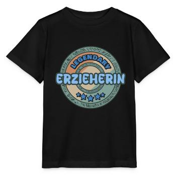 Erzieherin - Stanley/Stella Kinder T-Shirt MINI CREATOR  - Schwarz - Vorne - Mikhail (115cm)
