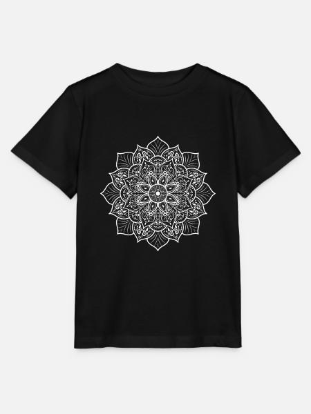 Mandala - Stanley/Stella Kinder T-Shirt MINI CREATOR  - Schwarz
