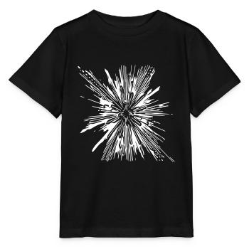 Explosion - Vintage Vector Lines - Stanley/Stella MINI CREATOR Kids’ T-Shirt - black - Front - Mikhail (115cm)