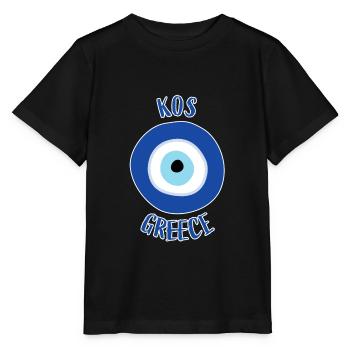 Nazar - Kos Grèce - T-shirt bio MINI CREATOR Stanley/Stella Enfant - noir - Devant - Mikhail (115cm)