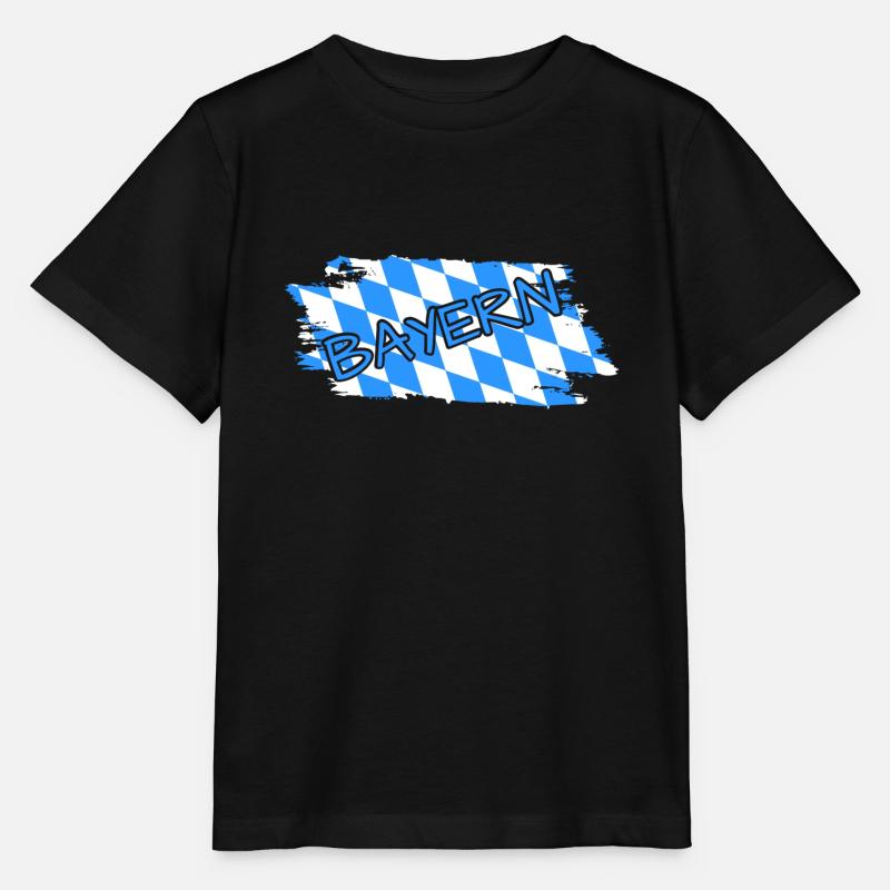 Bayern - Stanley/Stella Kinder T-Shirt MINI CREATOR  - Schwarz