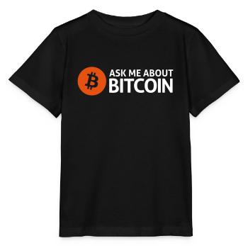 bitcoins - T-shirt bio MINI CREATOR Stanley/Stella Enfant - noir - Devant - Mikhail (115cm)