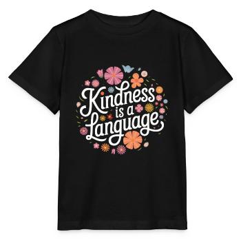 Altruisme Don désintéressé Donner d’école - T-shirt bio MINI CREATOR Stanley/Stella Enfant - noir - Devant - Mikhail (115cm)