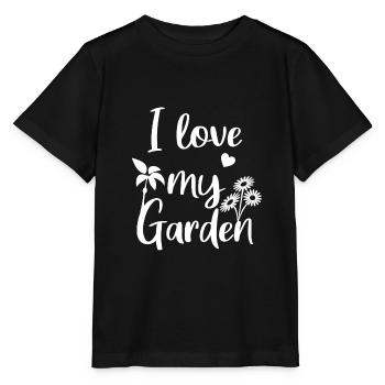 I love my Garden - Stanley/Stella Kinder T-Shirt MINI CREATOR  - Schwarz - Vorne - Mikhail (115cm)