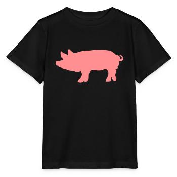 Schwein Schwein Schwein pork1 - Stanley/Stella Kinder T-Shirt MINI CREATOR  - Schwarz - Vorne - Mikhail (115cm)
