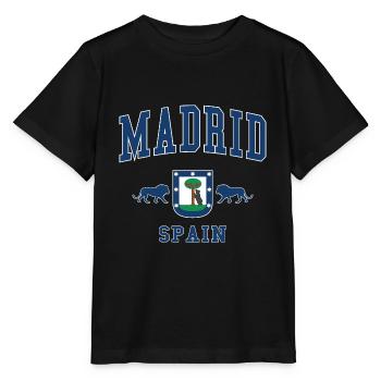 Madrid - Stanley/Stella MINI CREATOR Kids’ T-Shirt - black - Front - Mikhail (115cm)