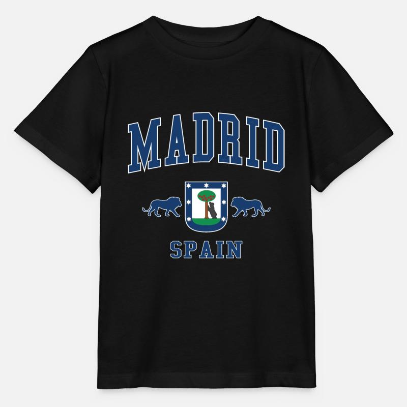 Madrid - T-shirt bio MINI CREATOR Stanley/Stella Enfant - noir