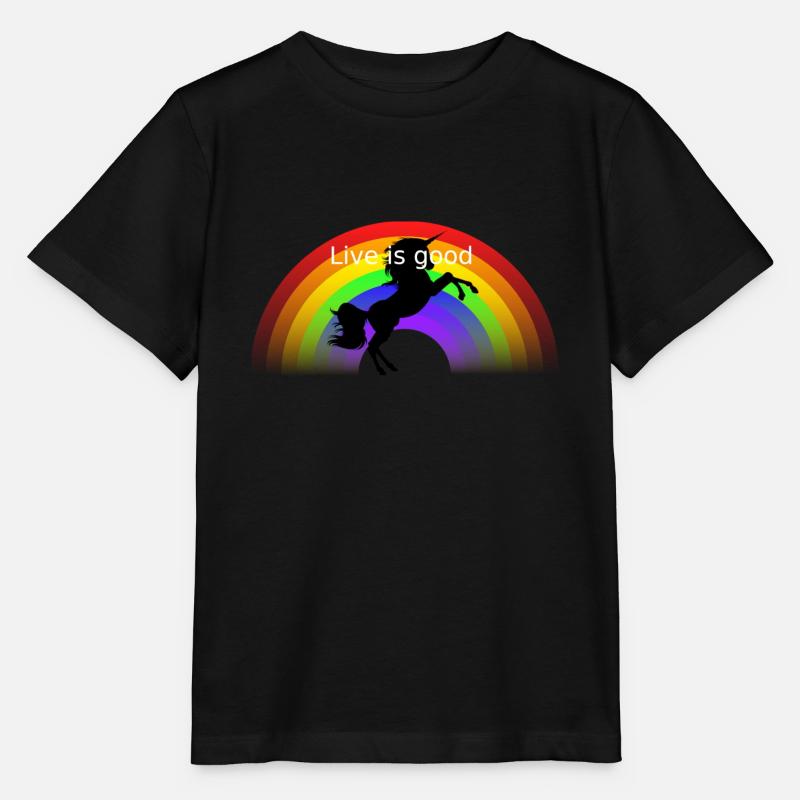 Rainbow - Stanley/Stella Kinder T-Shirt MINI CREATOR - Schwarz
