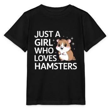Hamster - Stanley/Stella Kinder T-Shirt MINI CREATOR  - Schwarz - Vorne - Mikhail (115cm)