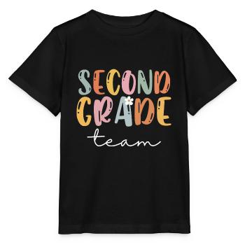 Équipe Tribu de deuxième année Enseignant de deuxième année - T-shirt bio MINI CREATOR Stanley/Stella Enfant - noir - Devant - Mikhail (115cm)