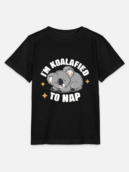 Koala Koalas Koalabär Tier - Stanley/Stella Kinder T-Shirt MINI CREATOR - Schwarz