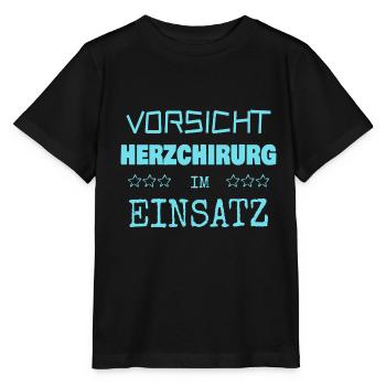 Herzchirurg als Berufung - Stanley/Stella Kinder T-Shirt MINI CREATOR  - Schwarz - Vorne - Mikhail (115cm)