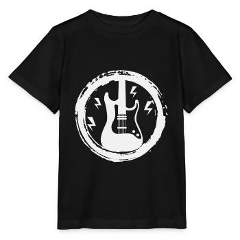 Electric Guitar - Guitar - Metal - Rock - Band - Stanley/Stella MINI CREATOR Kids’ T-Shirt - black - Front - Mikhail (115cm)
