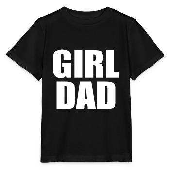 Girl dad - Stanley/Stella Kinder T-Shirt MINI CREATOR  - Schwarz - Vorne - Mikhail (115cm)