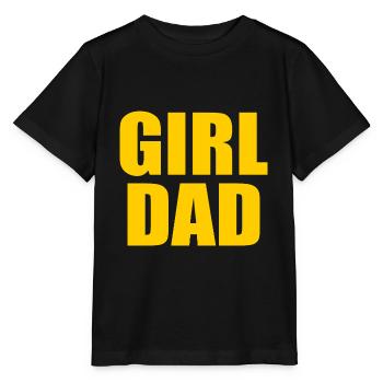 Girl dad - Stanley/Stella Kinder T-Shirt MINI CREATOR  - Schwarz - Vorne - Mikhail (115cm)