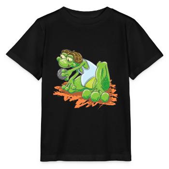 Petanque - Stanley/Stella Kinder T-Shirt MINI CREATOR  - Schwarz - Vorne - Mikhail (115cm)