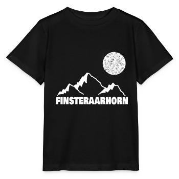 finsteraarhorn als Bergsport - Stanley/Stella Kinder T-Shirt MINI CREATOR  - Schwarz - Vorne - Mikhail (115cm)