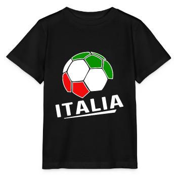 Italy Football Italy - Stanley/Stella MINI CREATOR Kids’ T-Shirt - black - Front - Mikhail (115cm)
